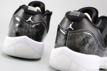 729  JORDAN 11 womens "BARON" 2506 (GS) AIR  RETRO LOW BG 528896- Trendy 0808